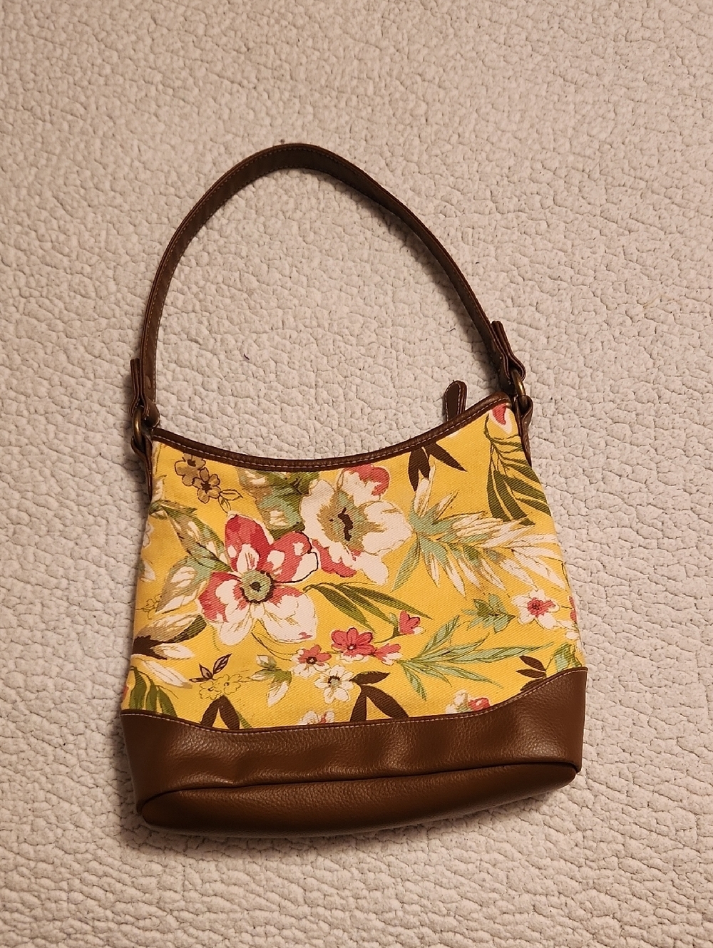 AmazonEssentials Hawaiian Floral Faux Leather Mini Shoulder Bag Resortwear Beach